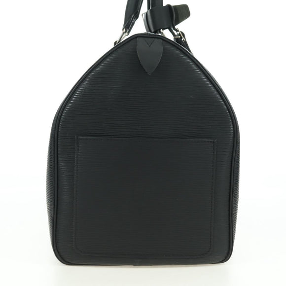 LOUIS VUITTON Epi Keepall 45 Boston Tas Zwart M42972 LV Auth 179740V