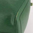 LOUIS VUITTON Epi Keepall 60 Boston Bag Green M42944 LV Auth 179741A-9