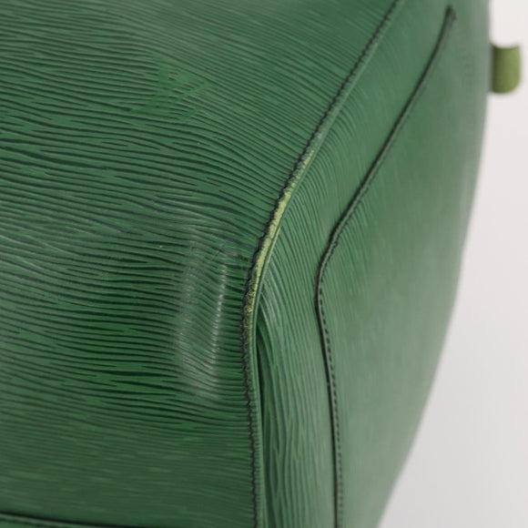 LOUIS VUITTON Epi Keepall 60 Boston Bag Green M42944 LV Auth 179741A