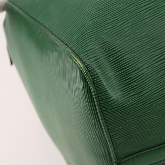 LOUIS VUITTON Epi Keepall 60 Boston Bag Green M42944 LV Auth 179741A