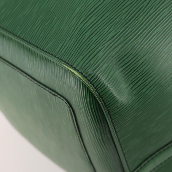 LOUIS VUITTON Epi Keepall 60 Boston Bag Green M42944 LV Auth 179741A