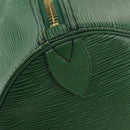 LOUIS VUITTON Epi Keepall 60 Boston Bag Green M42944 LV Auth 179741A-17