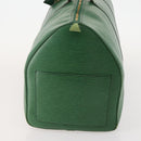 LOUIS VUITTON Epi Keepall 60 Boston Bag Green M42944 LV Auth 179741A-3
