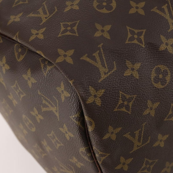 LOUIS VUITTON Monogram Keepall 55 Boston Bag M41424 LV Auth 179742