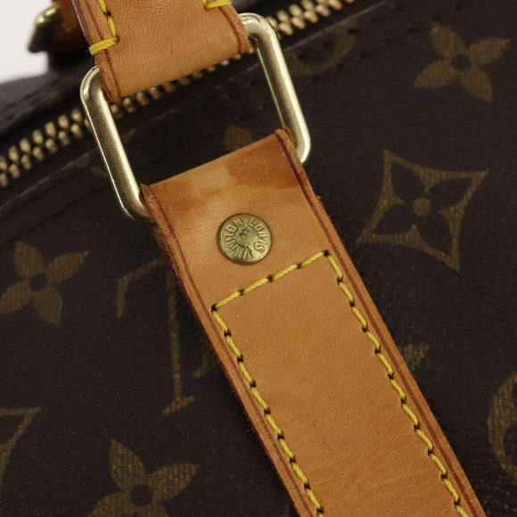 LOUIS VUITTON Monogram Keepall 55 Boston Bag M41424 LV Auth 179742