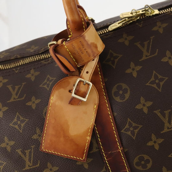 LOUIS VUITTON Monogram Keepall 55 Boston Bag M41424 LV Auth 179742