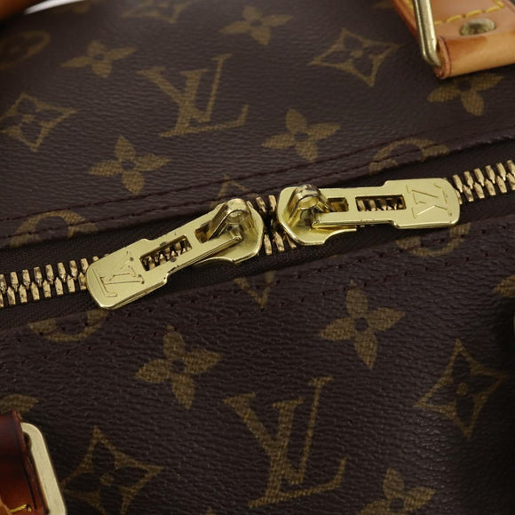 LOUIS VUITTON Monogram Keepall 55 Boston Bag M41424 LV Auth 179742