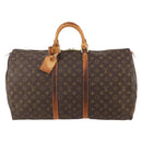 LOUIS VUITTON Monogram Keepall 55 Boston Bag M41424 LV Auth 179742-13