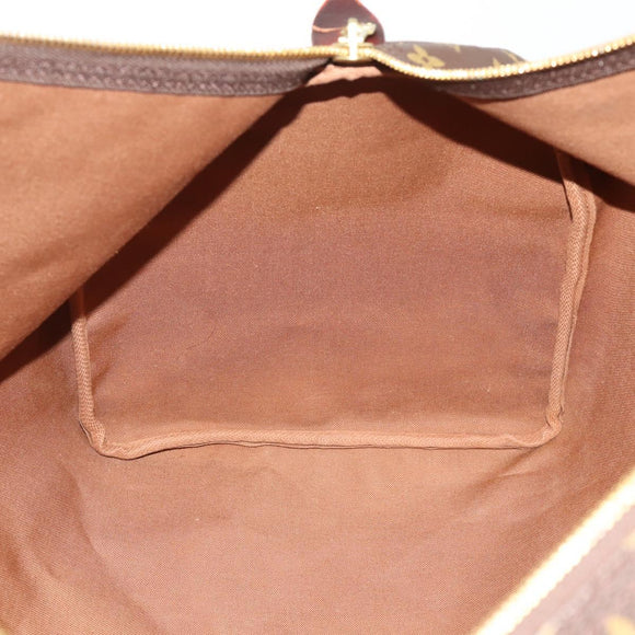 LOUIS VUITTON Monogram Keepall 55 Boston Bag M41424 LV Auth 179742