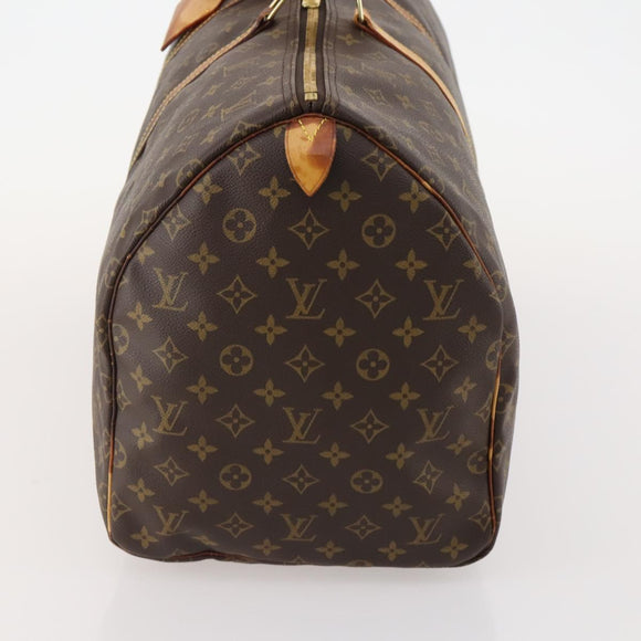 LOUIS VUITTON Monogram Keepall 55 Boston Bag M41424 LV Auth 179742