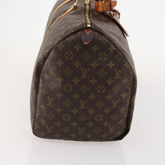LOUIS VUITTON Monogram Keepall 55 Boston Bag M41424 LV Auth 179742