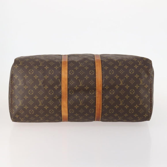 LOUIS VUITTON Monogram Keepall 55 Boston Bag M41424 LV Auth 179742