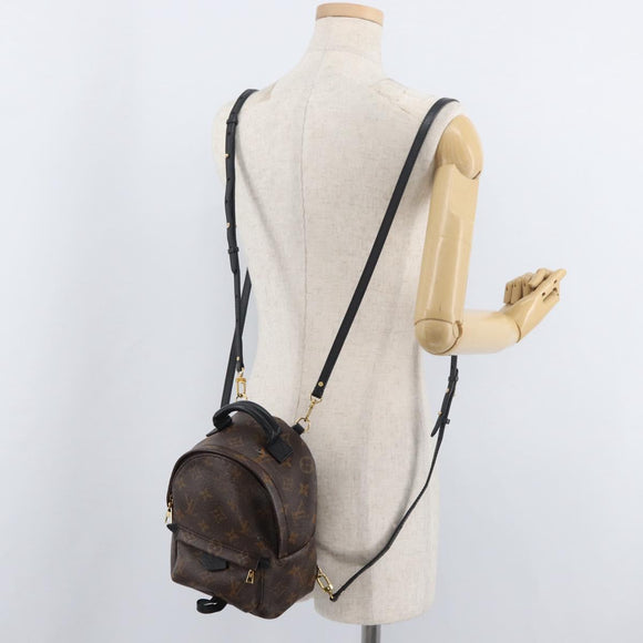 LOUIS VUITTON Monogram Palm Springs MINI Backpack M44873 LV Auth 179744A