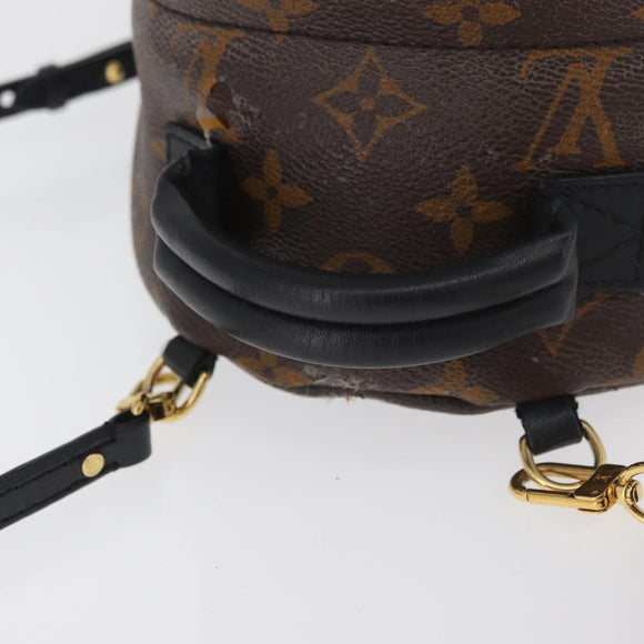 LOUIS VUITTON Monogram Palm Springs MINI Backpack M44873 LV Auth 179744A