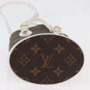 LOUIS VUITTON Monogram Nano Bucket Shoulder Bag M81489 LV Auth 179745-5