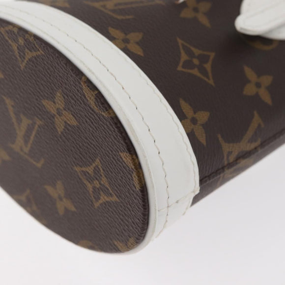 LOUIS VUITTON Monogram Nano Bucket Shoulder Bag M81489 LV Auth 179745