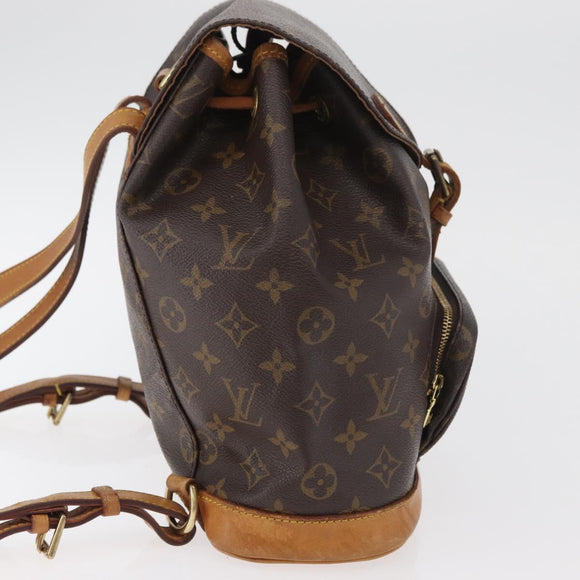 LOUIS VUITTON Monogram Montsouris MM Backpack M51136 LV Auth 179747
