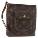 LOUIS VUITTON Monogram Partition Pouch M51901 LV Auth 179748-1