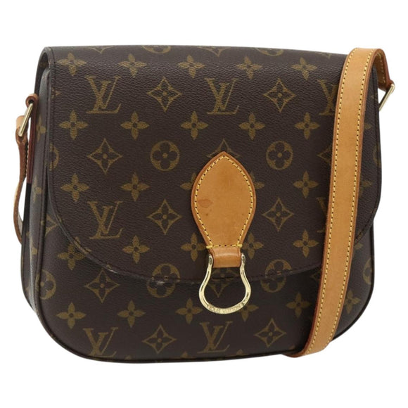 LOUIS VUITTON Monogram Saint Cloud GM Shoulder Bag M51242 LV Auth 179750A