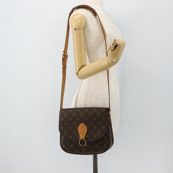 LOUIS VUITTON Monogram Saint Cloud GM Shoulder Bag M51242 LV Auth 179750A