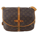 LOUIS VUITTON Monogram Saumur 30 Shoulder Bag M42256 LV Auth 179755-2