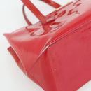 LOUIS VUITTON Monogram Vernis Wilshire PM Hand Bag Rose Pop M93643 Auth 179756-14
