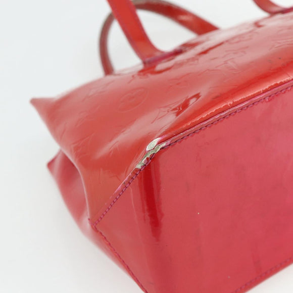 LOUIS VUITTON Monogram Vernis Wilshire PM Hand Bag Rose Pop M93643 Auth 179756