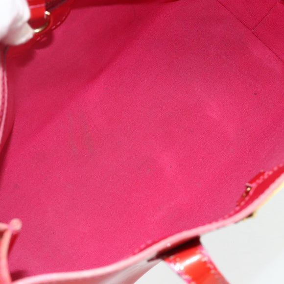 LOUIS VUITTON Monogram Vernis Wilshire PM Hand Bag Rose Pop M93643 Auth 179756