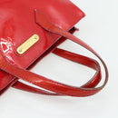 LOUIS VUITTON Monogram Vernis Wilshire PM Hand Bag Rose Pop M93643 Auth 179756-7