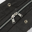 HERMES Her Line PM Handtasche Canvas Grau Silber Auth 179760A-15