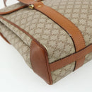 CELINE Macadam Canvas Hand Bag PVC Beige Gold Auth 179761-13