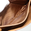 CELINE Macadam Canvas Hand Bag PVC Beige Gold Auth 179761-22