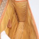 CELINE Macadam Canvas Shoulder Bag PVC Beige Gold Auth 179762A-18