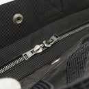 HERMES Her LinePM Hand Bag Canvas Gray Silver Auth 179763A-17