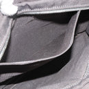 HERMES Her LinePM Hand Bag Canvas Gray Silver Auth 179763A-11