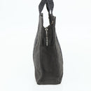 HERMES Her LinePM Hand Bag Canvas Gray Silver Auth 179763A-4