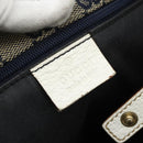 GUCCI Abbey Tote Bag Leather White Gold 130736 Auth 179766A-17