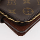 LOUIS VUITTON Monogram Compact Zip Wallet M61667 LV Auth 179767V-15