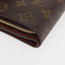 LOUIS VUITTON Monogram Compact Zip Wallet M61667 LV Auth 179767V-16