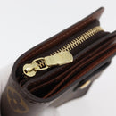 LOUIS VUITTON Monogram Compact Zip Wallet M61667 LV Auth 179767V-8