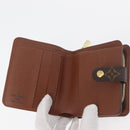 LOUIS VUITTON Monogram Compact Zip Wallet M61667 LV Auth 179767V-9