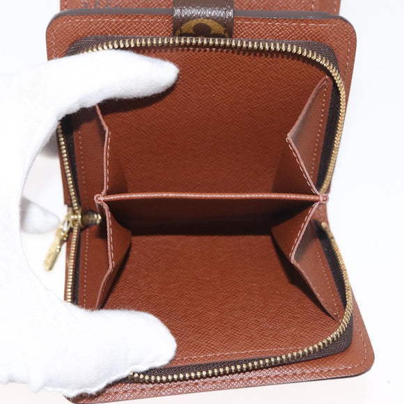 LOUIS VUITTON Monogram Compact Zip Wallet M61667 LV Auth 179767V