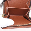 LOUIS VUITTON Monogram Compact Zip Wallet M61667 LV Auth 179767V-21