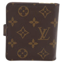 LOUIS VUITTON Monogram Compact Zip Wallet M61667 LV Auth 179767V-2