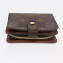 LOUIS VUITTON Monogram Compact Zip Wallet M61667 LV Auth 179767V-3