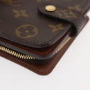 LOUIS VUITTON Monogram Compact Zip Wallet M61667 LV Auth 179767V-14