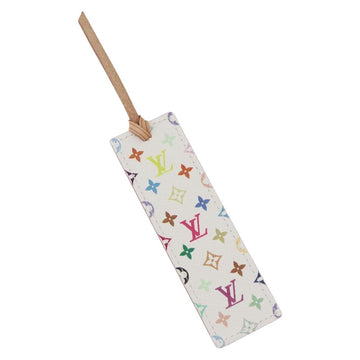 LOUIS VUITTON Monogram Mark Page Kadu Bookmark White M99196 LV Auth 179768V
