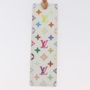LOUIS VUITTON Monogram Mark Page Kadu Bookmark White M99196 LV Auth 179768V-3