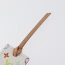 LOUIS VUITTON Monogram Mark Page Kadu Bookmark White M99196 LV Auth 179768V-4