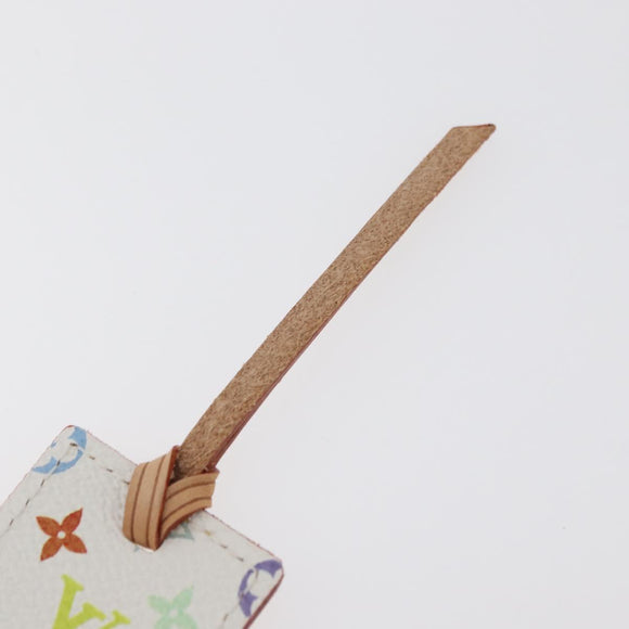 LOUIS VUITTON Monogram Mark Page Kadu Bookmark White M99196 LV Auth 179768V